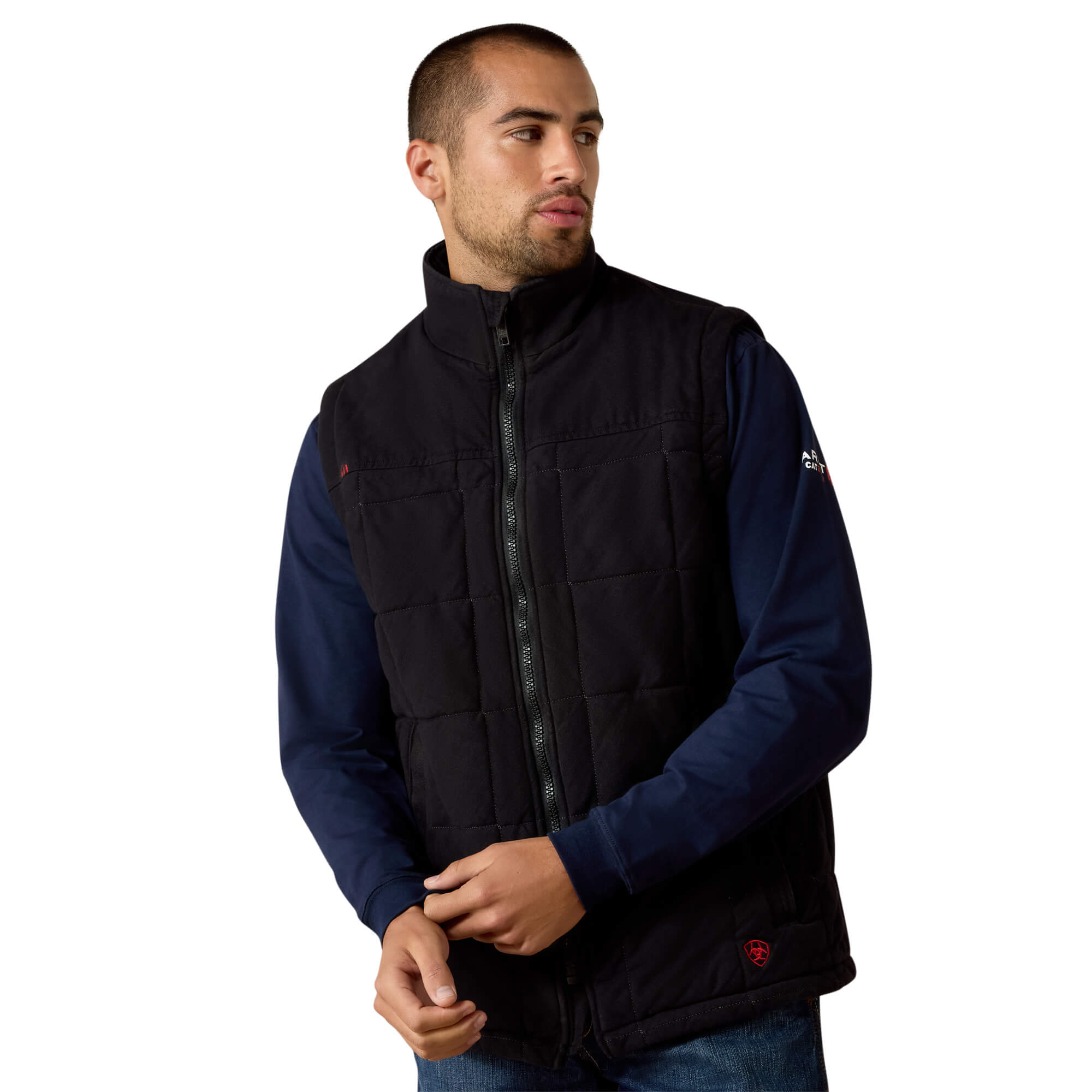 Ariat Black FR Crius Insulated Vest from Columbia Safety